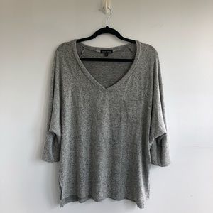 MOA MOA Dolman Sleeve V-Neck Top